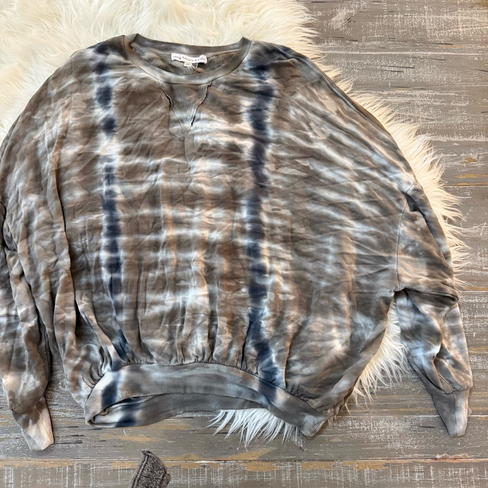 YFB TIE DYE SWEATSHIRT Young Fabulous And Broke Sz Medium